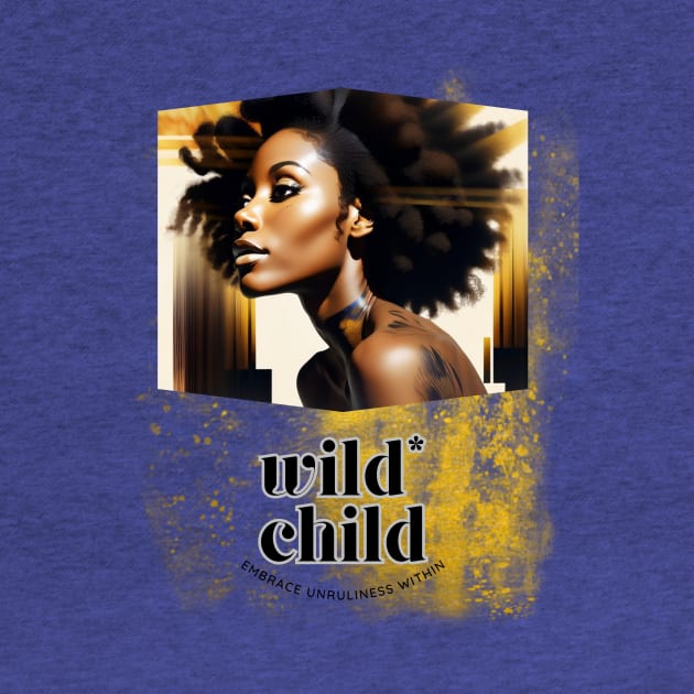 Wild Child (embrace unruliness within) black woman model by PersianFMts